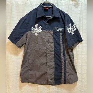 Men’s Fly Racing Button Up